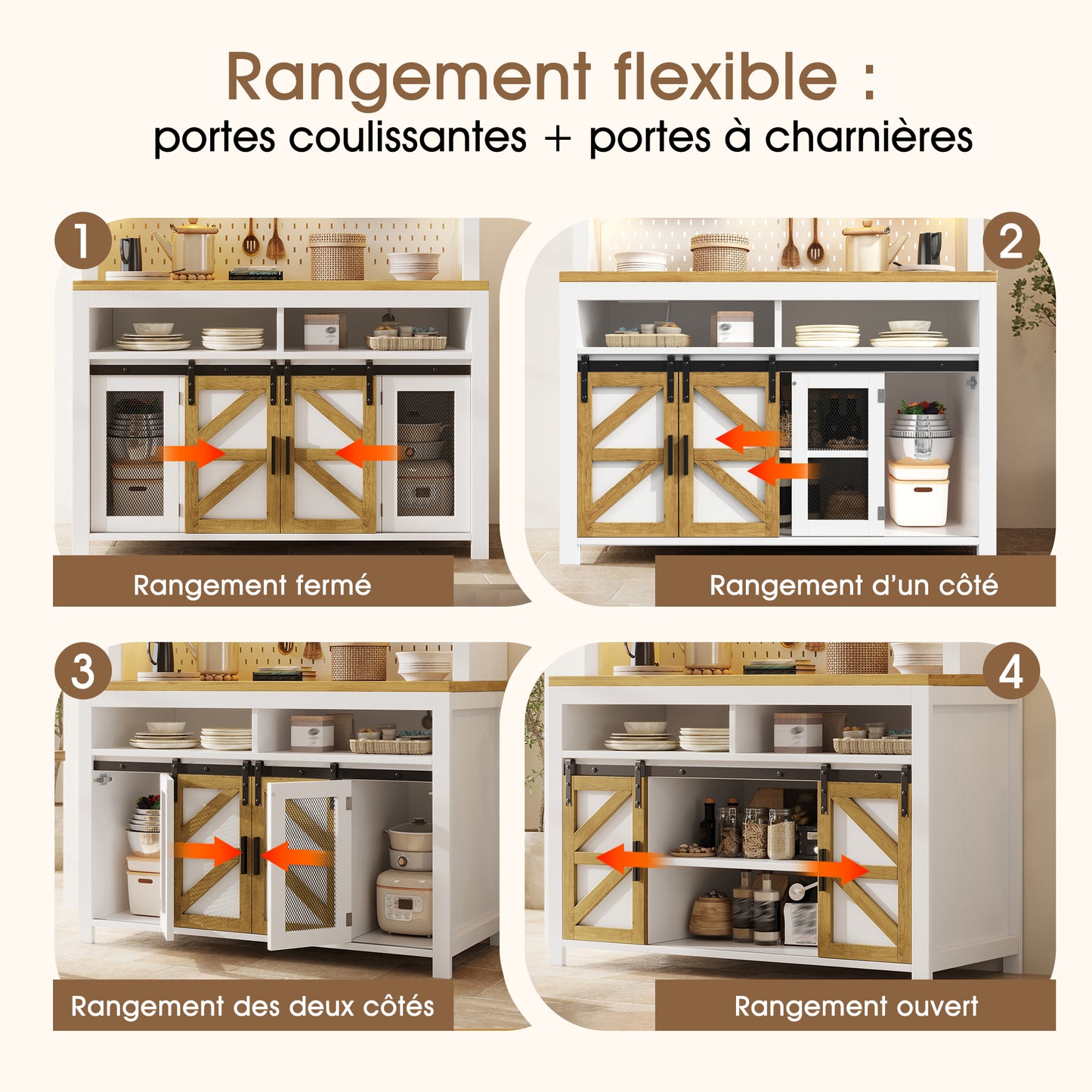 Tall Cake Cabinet with USB Connection