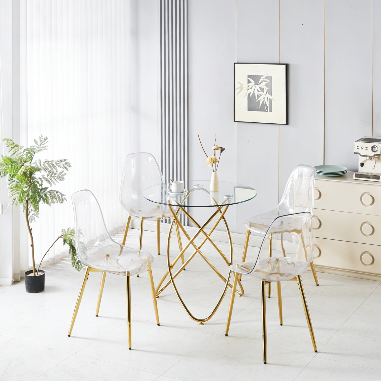 1+4 for 5pcs dining set,1table+4chair