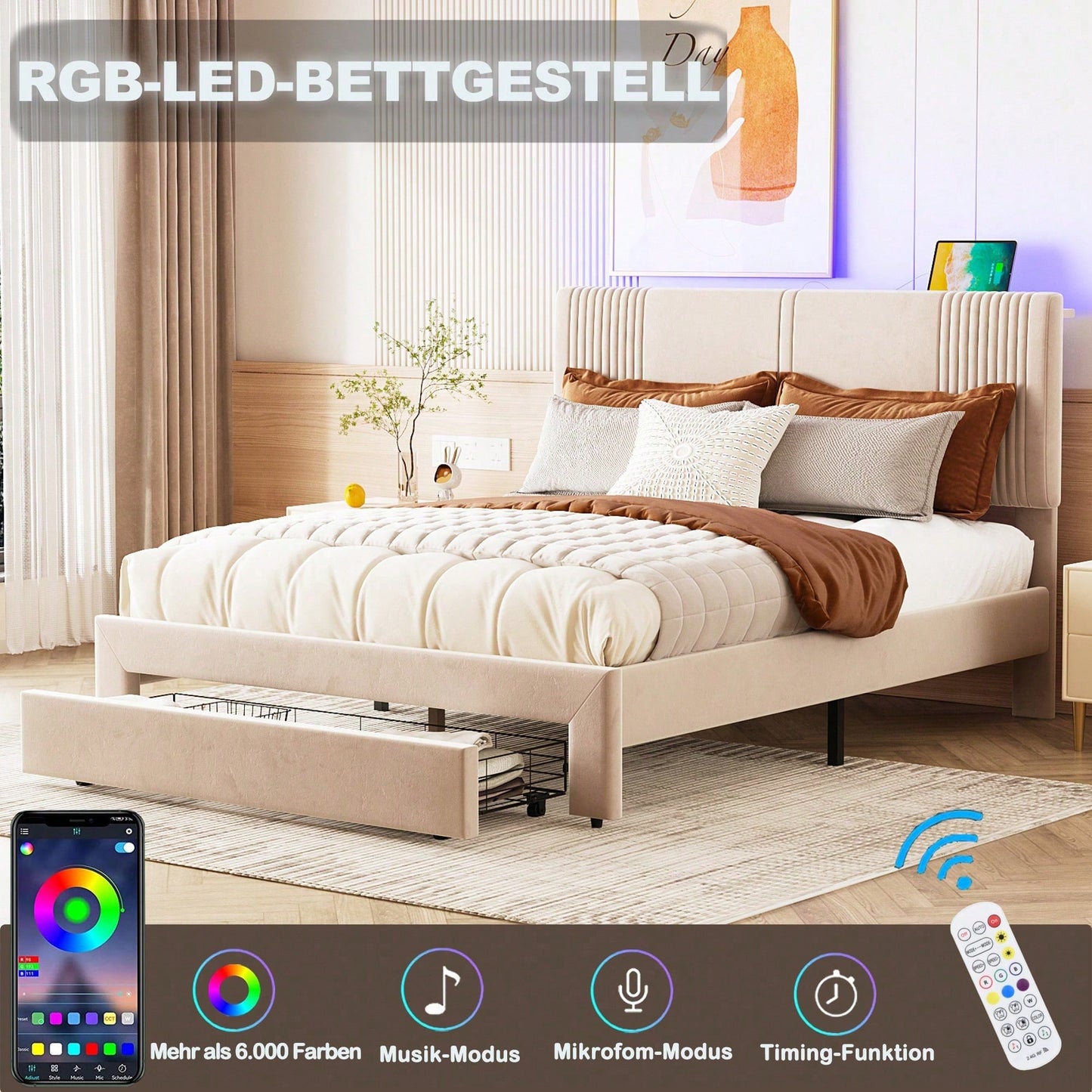Cornici per letto