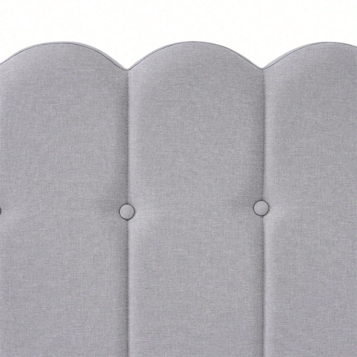 Polsterbett Doppelbett mit USB Typ C Ladefunktion, Bettgestell mit Lattenrost , Gepolstertes bett in Grau,180 x 200 cm Bettrahmen Jugendbett für Schlafzimmer Gästezimmer-Leinenmaterial