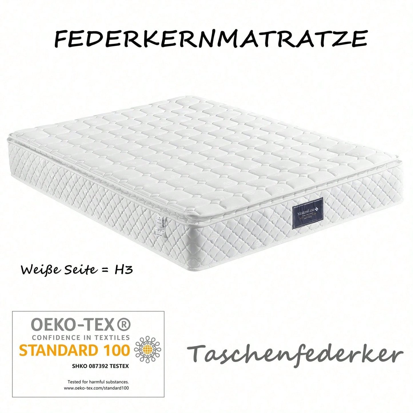 Stauraumbett Polsterbett Hydraulisch Doppelbett 140x200cm, Inklusive Matratze, Lattenrost aus Holz, Bett mit Lattenrost aus Metallrahmen, Leinen, Grau