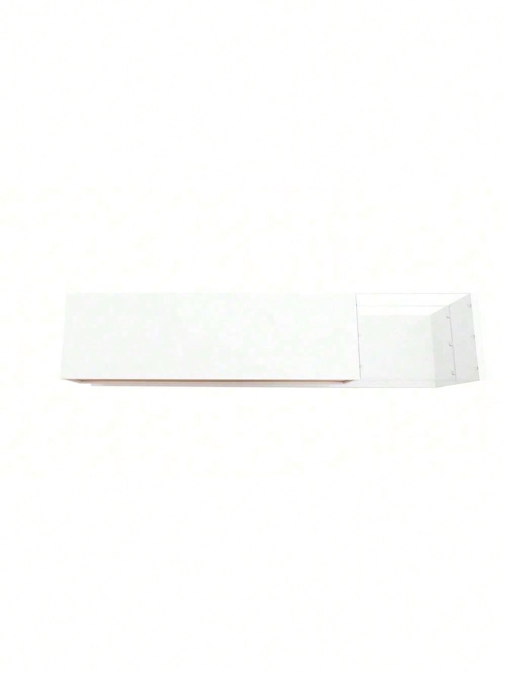 V-Schränke, Lowboards, Hochglanz-Wohnzimmermöbel. Glastrennwände und variable LED-Beleuchtung. Es verbindet natürlichen, rustikalen Stil mit modernem Design.