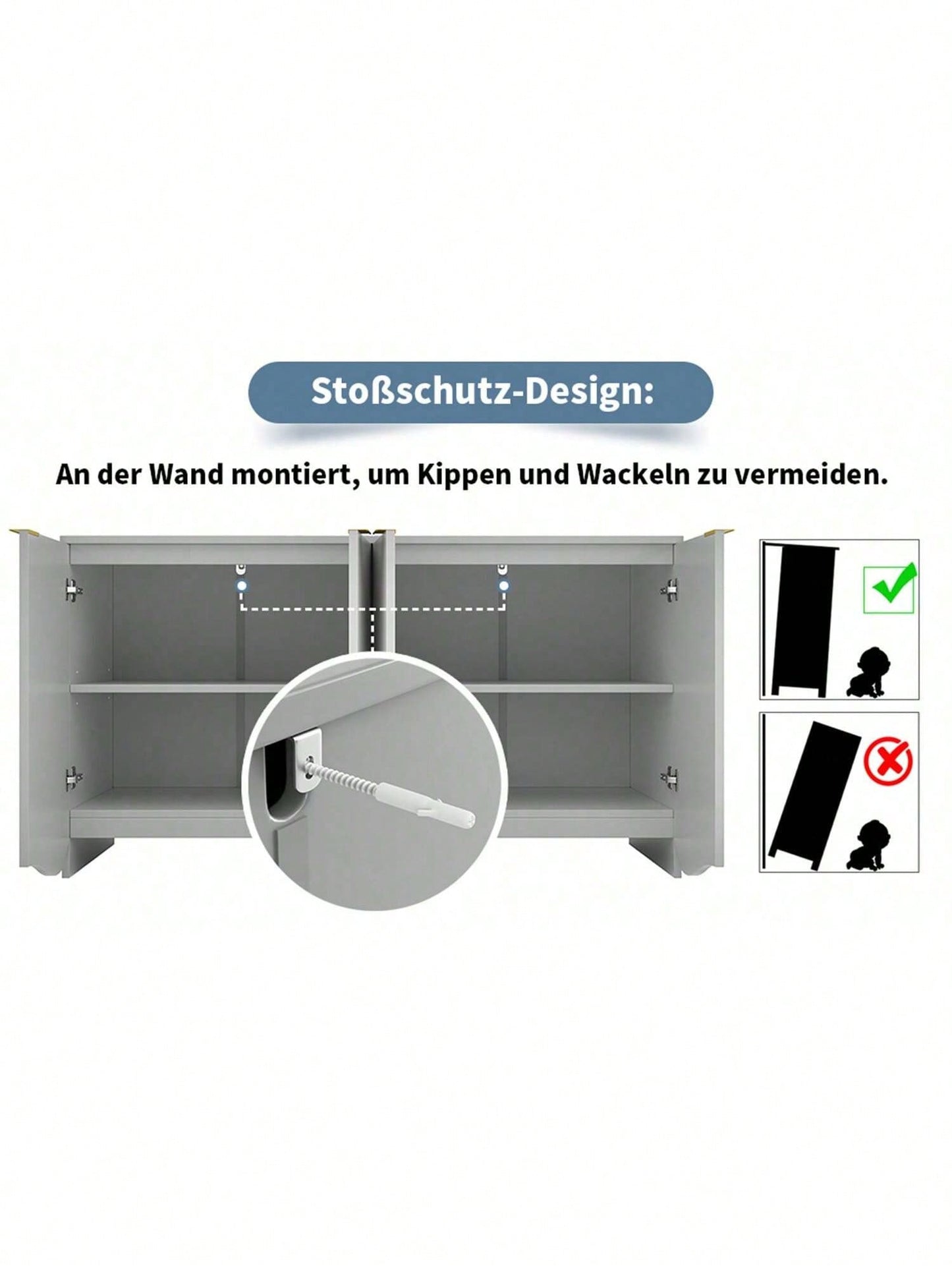 Sideboard(140*40*85cm), buffetschrank, cabinets, Esszimmer Wohnzimmer Aufbewahrungsschränke, Gemusterte Schränke, Freistehende Schränke, Küchenmöbel,Wellenmuster-Design, Blau