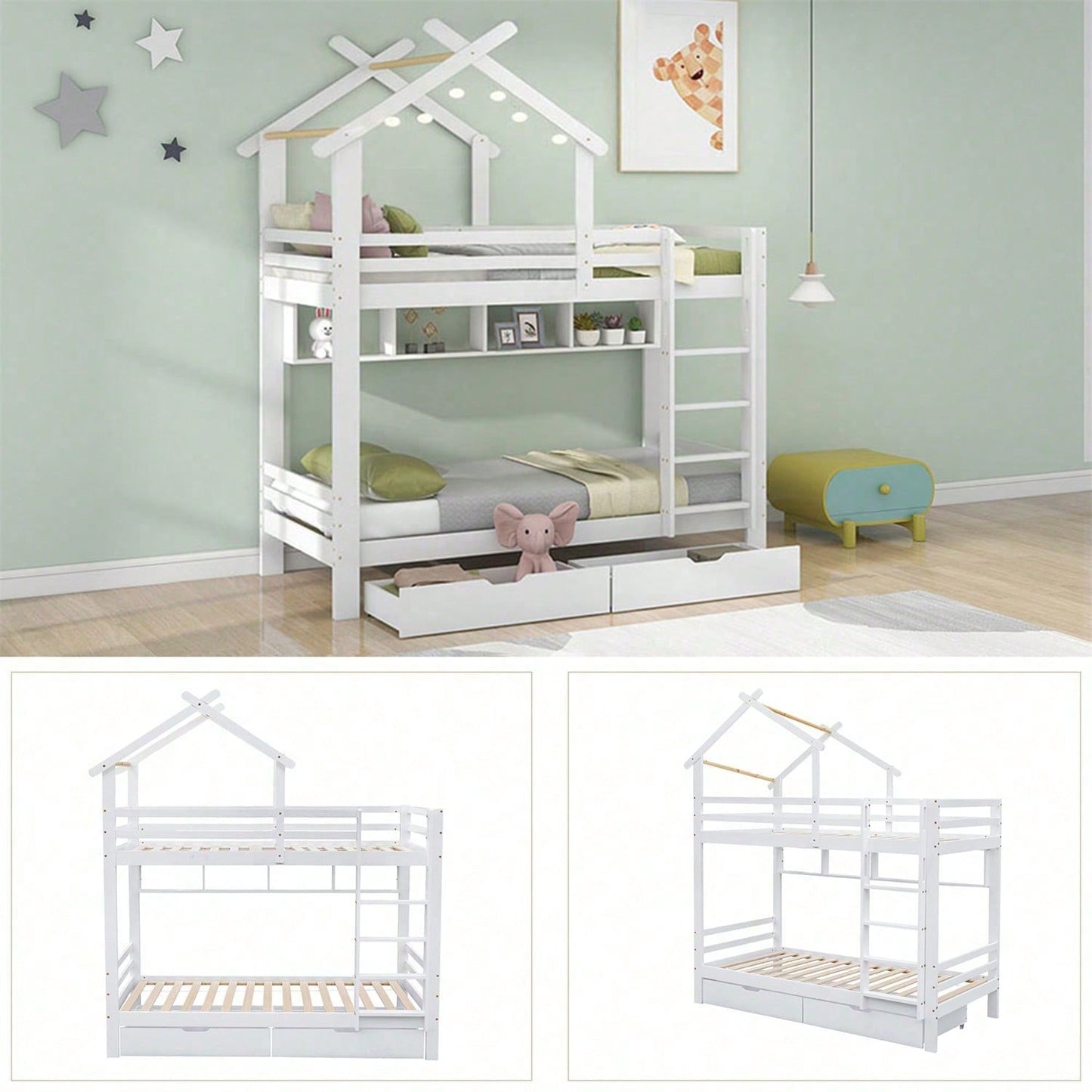 Cornici per letto, testiere e pediere per bambini