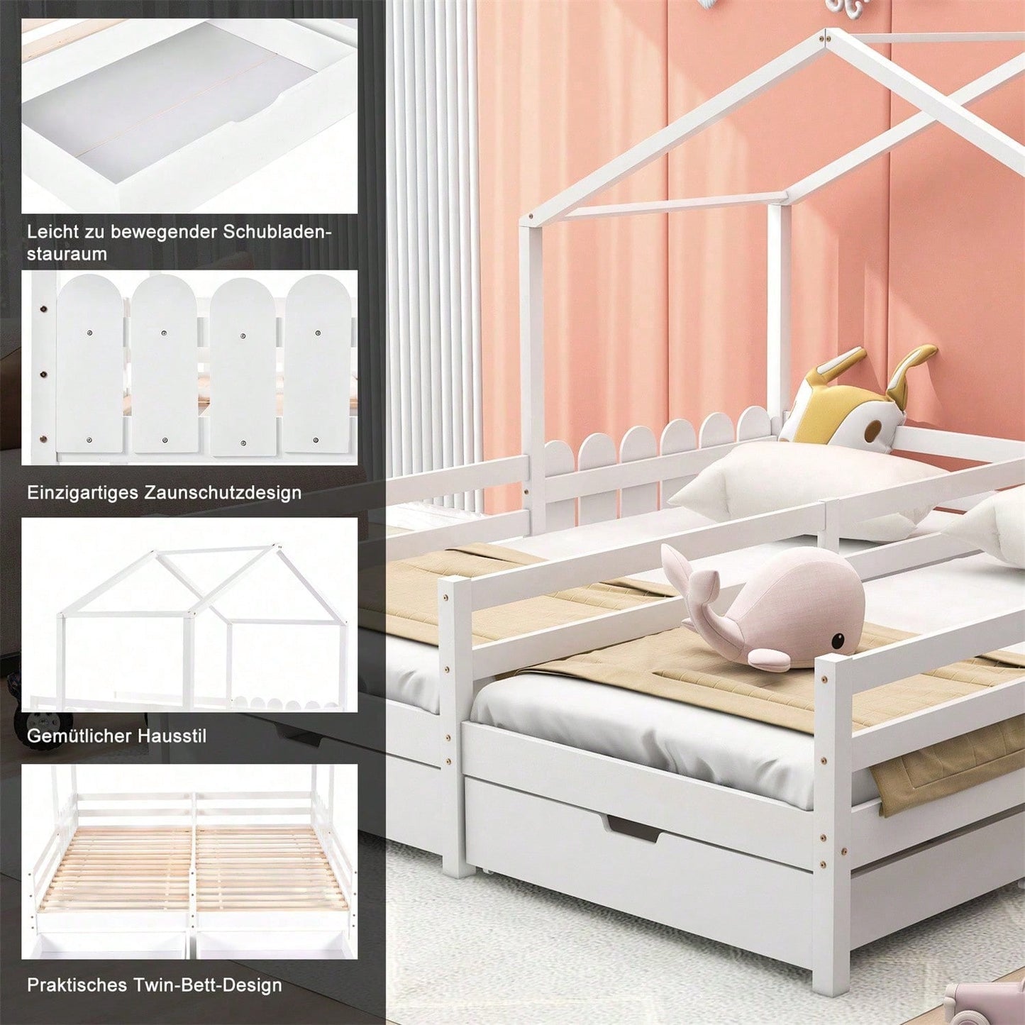 Cornici per letto, testiere e pediere per bambini
