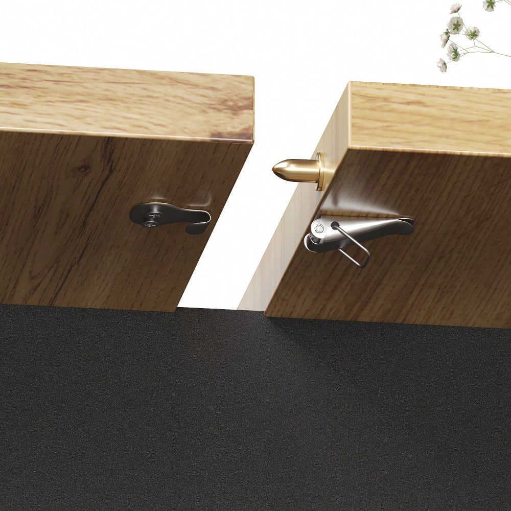 Esstisch Teleskoptisch(110-140×80cm), klappbarer Küchentisch für 4-6 Personen, Ausziehbarer Esstisch ,platzsparender Küchentisch,für Küche und Wohnzimmer,Minimalistisches Schranktür-Design, Schwarz