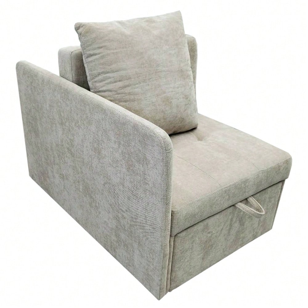 Polsterbett Schlafsofa 3 in 1 Multifunktions-Schlafsofa, Leinenstoffsofa mit verstellbarer Rückenlehne, Liegesofa für kleine Räume