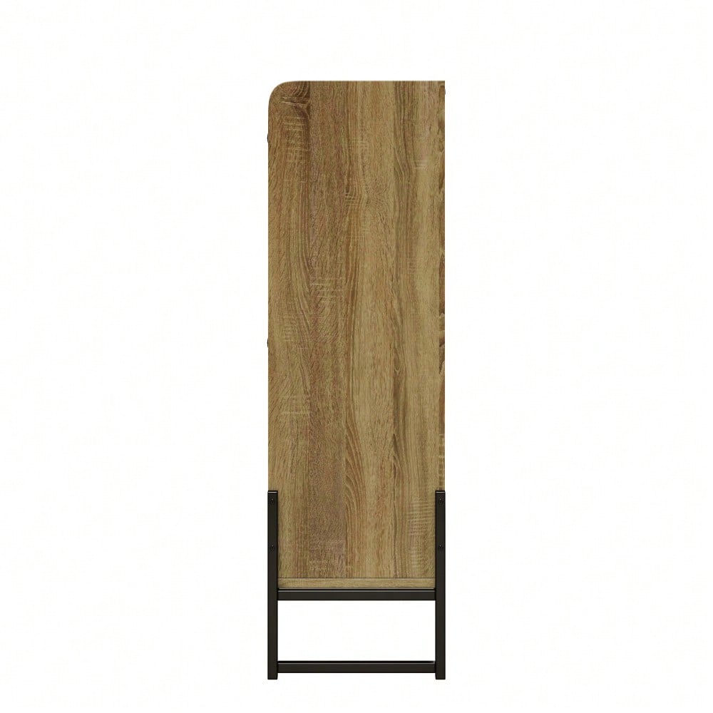 Schuhschrank mit 4 Klappen, einstellbarer Schuhregal, schmaler, Schuhschrank schmal, Schuhregal Schuhkipper, Diele Flur.