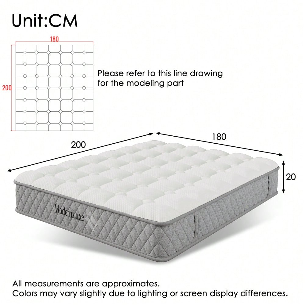 Polsterbett 180×200, Doppelbett Stauraumbett mit App Control LED und USB-C Ladefunktion, Bettgestell mit Lattenrost, PU, Weiß, Ohne Nachttisch (Mit Matratze)