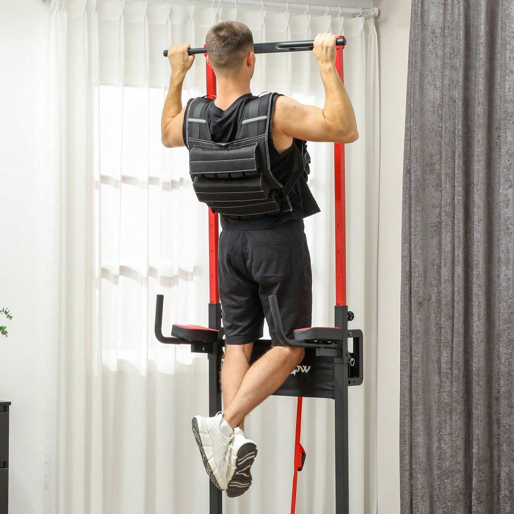 SPORTNOW verstellbare Gewichtsweste 15kg mit Reflektierenden Streifen, Trainingsweste, Laufweste für Gewichtheben, Laufen und Fitness, Körpergewichtstraining, Männer und Frauen