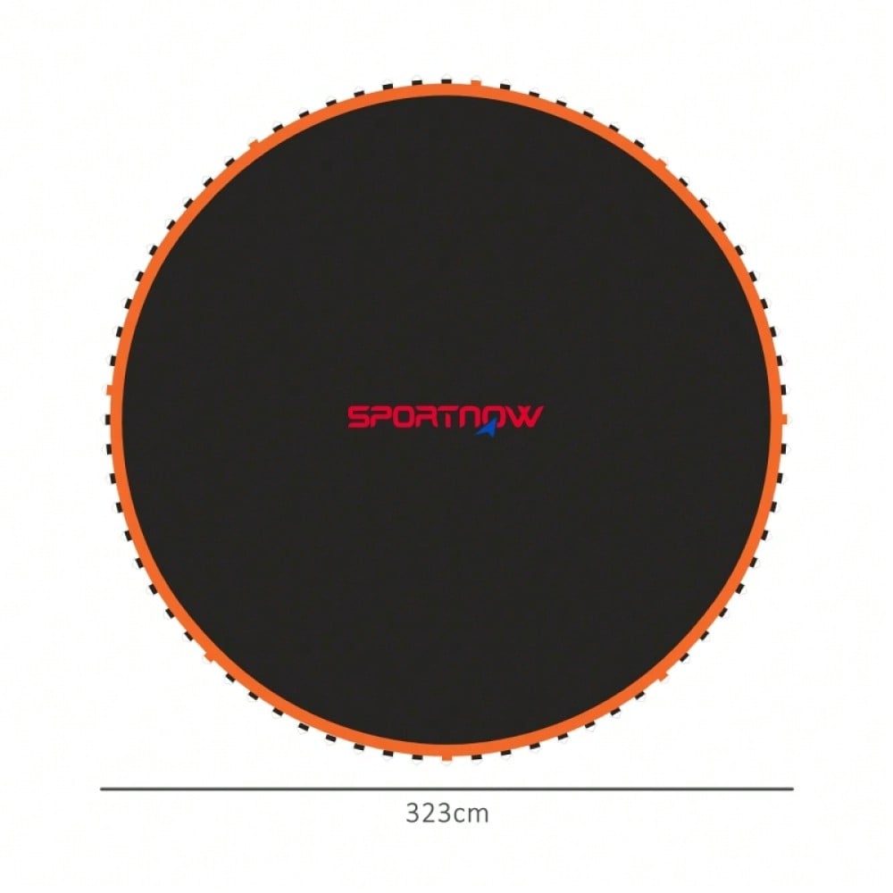 SPORTNOW Trampolin-Matte, Runde Sprungplane, Polypropylen, Orange