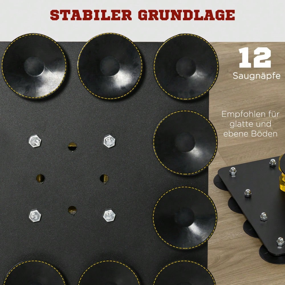 SPORTNOW Standbox 140-205cm freistehender Boxsack höhenverstellbar mit 2 Speedbällen Reflexstange Saugnapf-Basis für Erwachsene