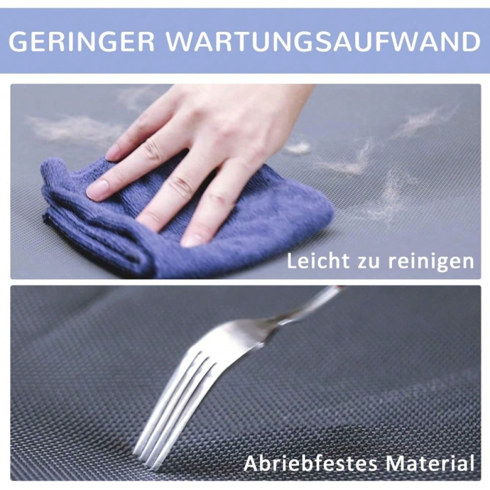 Hundebett Outdoor aus 600D Oxford-Stoff & Metall – Wetterfeste, erhöhte Hundeliege & Katzenbett für drinnen und draußen, 91,5 x 76,2 x 18 cm, blau – von PawHut