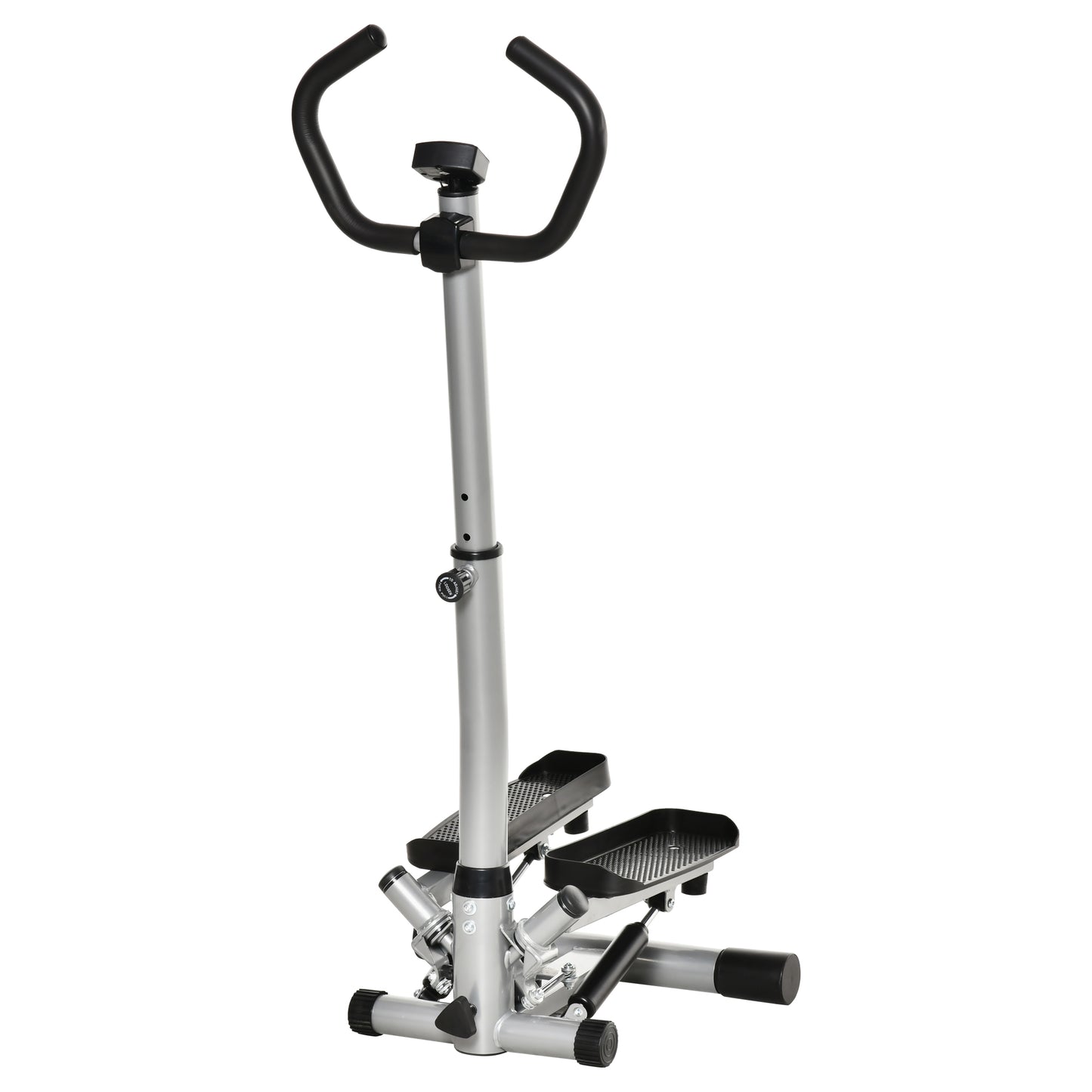 Gigab2b original image - Stepper Heimtrainer Fitnessgerät mit Handgriff für Bein- und Po-Training, LCD-Bildschirm, verstellbare Geschwindigkeit