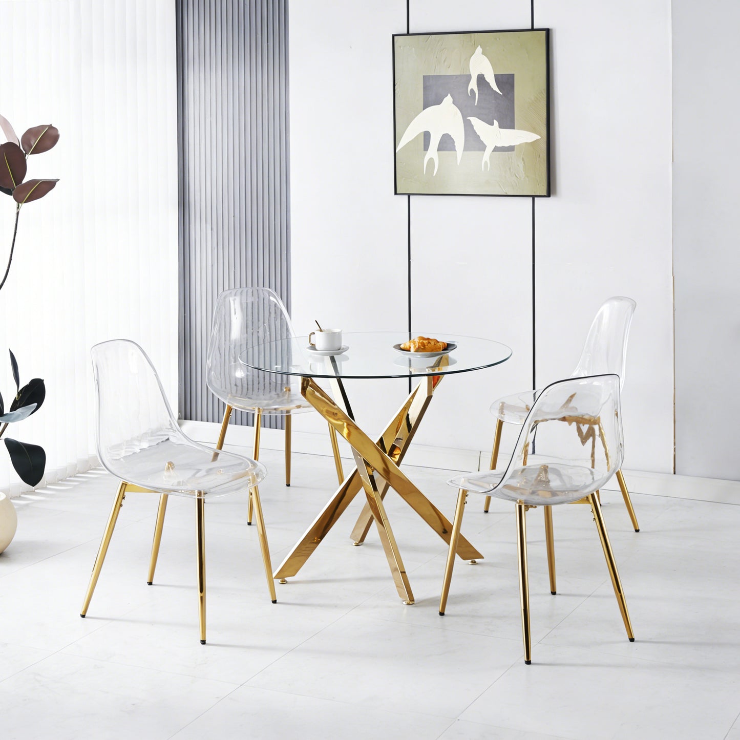 1+4 for 5pcs dining set,1table+4chair