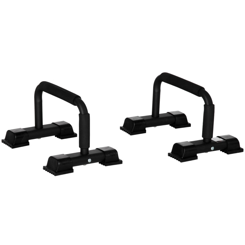 Gigab2b original image - Liegestützgriffe 2er Set rutschfest Push Up Bars aus Stahl für effektives Training & Fitness
