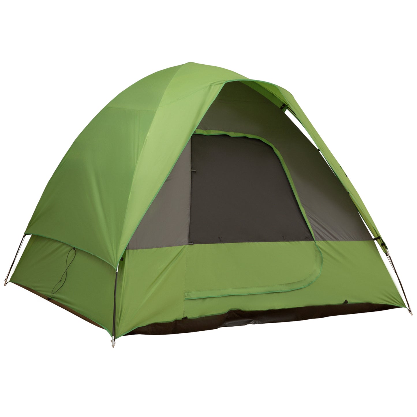 Campingzelt Autozelt für 4-5 Personen, 300 x 300 x 230 cm, aus Glasfaser & Polyester, grün, ideal für Outdoor-Abenteuer