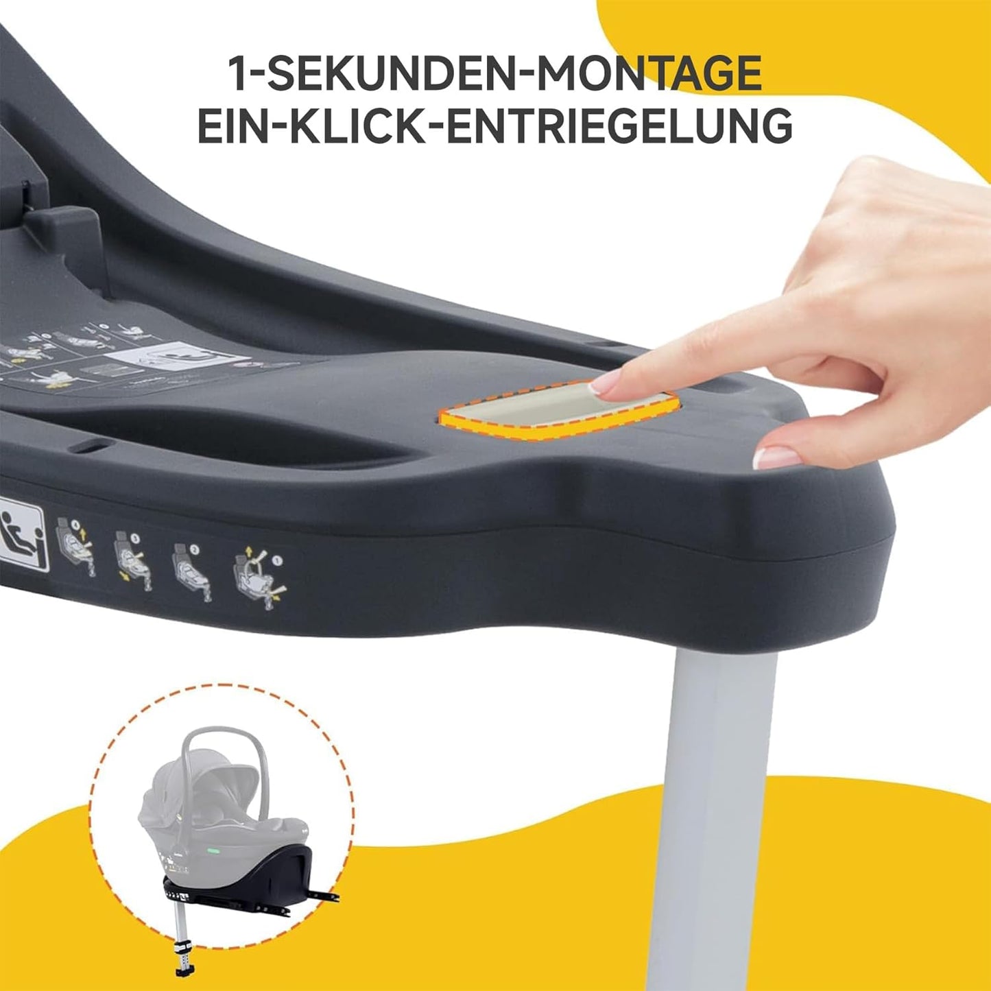 Jovikids Seamlessly Adjustable Baby Lounger for Newborns