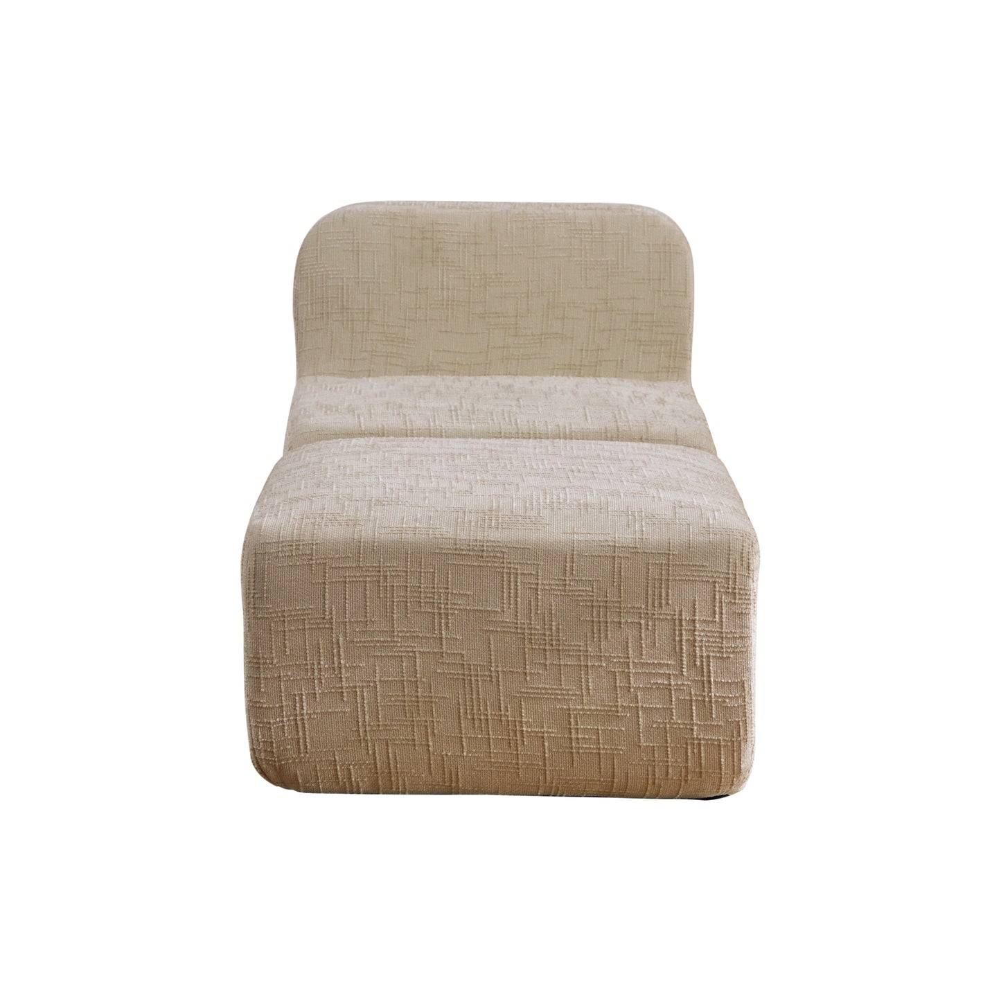 Modulares Kompressionssofa aus Chenille-Stoff, gefüllt mit 30D hochelastischem Schaumstoff. Leicht zu bewegen und mit rutschfestem Boden, ideal für Wohnzimmer und andere Räume-Light Khaki