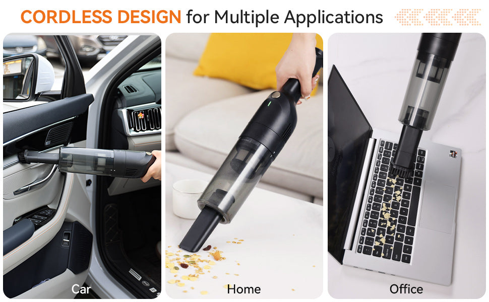 H6X Black Vacuum and Floor Cleaning Machine