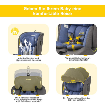 Jovikids 360 Swivel Child Seat with ISOFIX