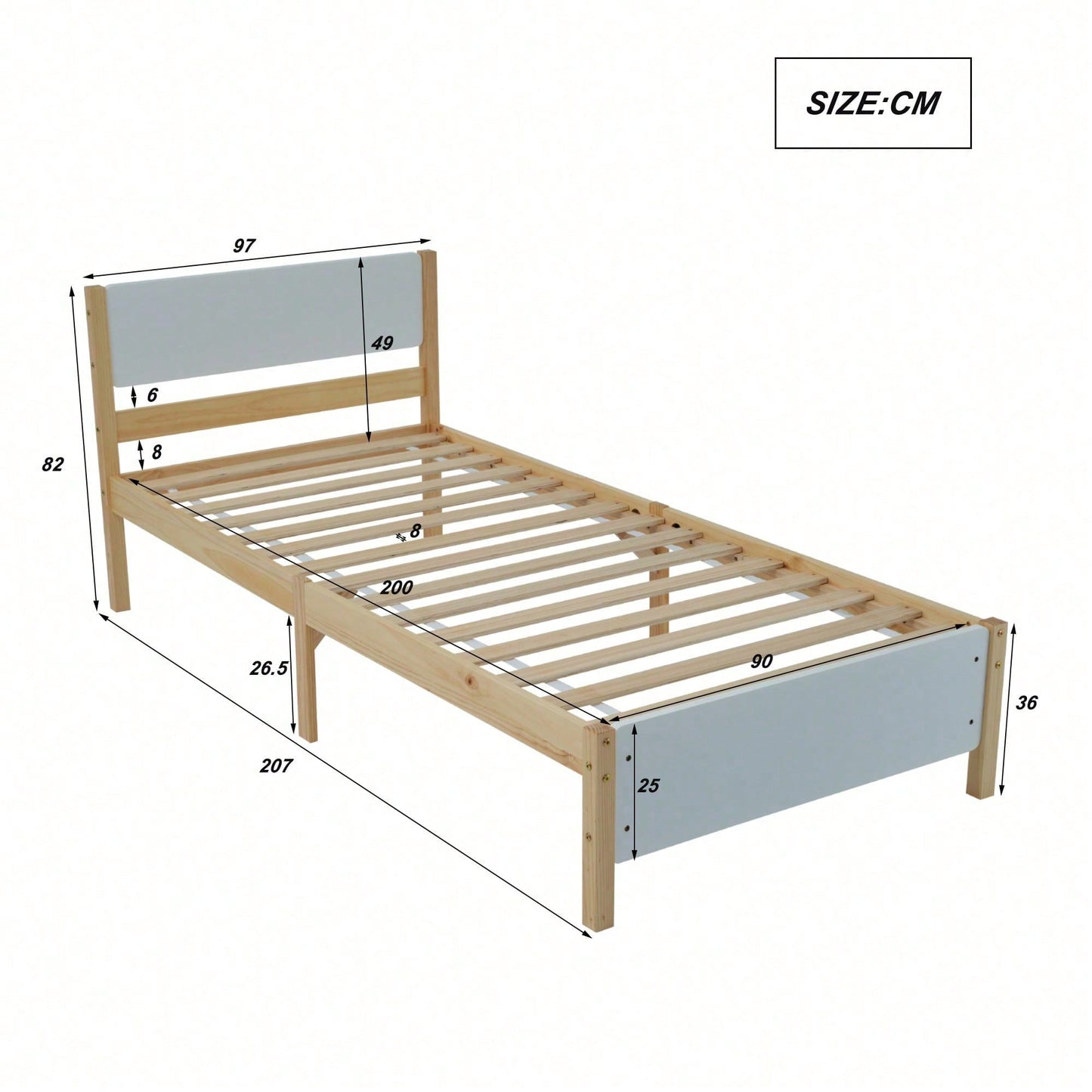 Cornici per letto