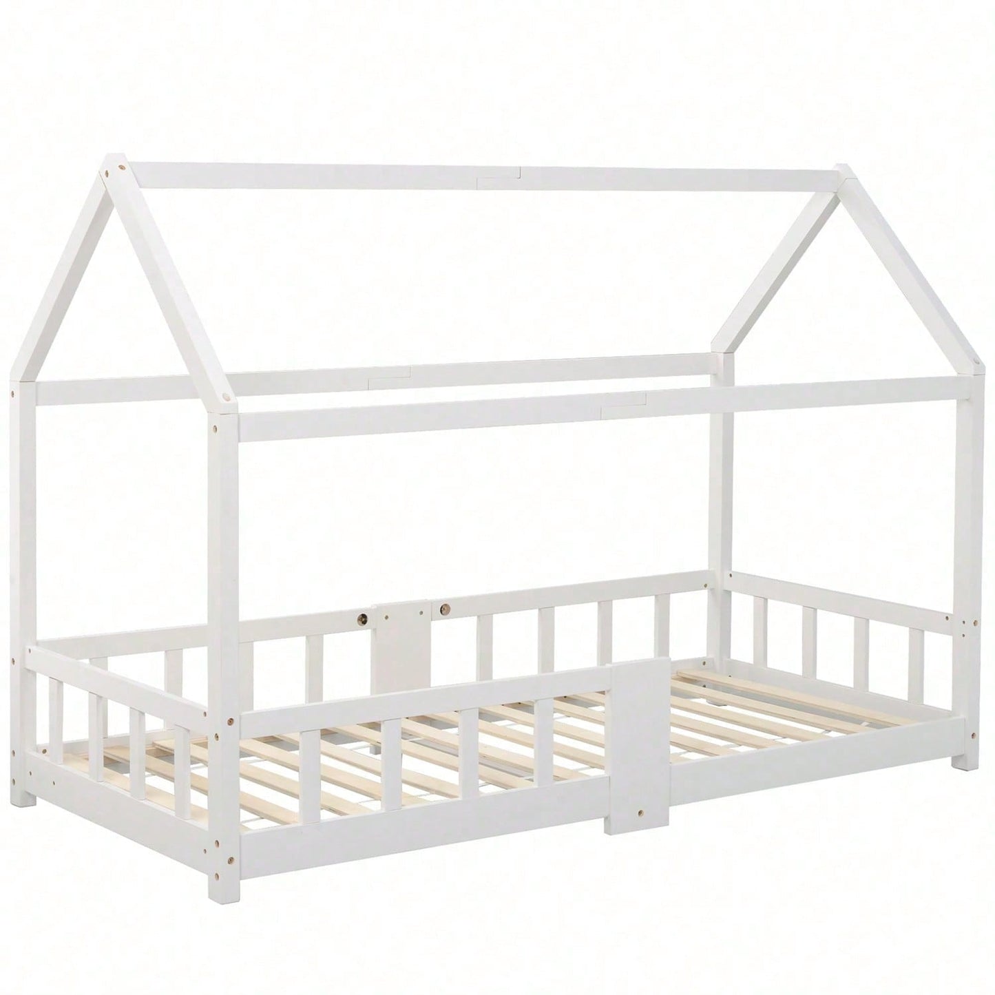 Kinderbett Hausbett 90 x 200 cmHolzbett für Kinderzimmer inkl.Tafel Lattenrosten Rausfallschutz, aus Kiefernholz Grau (ohne Matratze)  Item Code: WF197916AAG First Arrival Date: 2022-05-20 Return Rate: Moderate