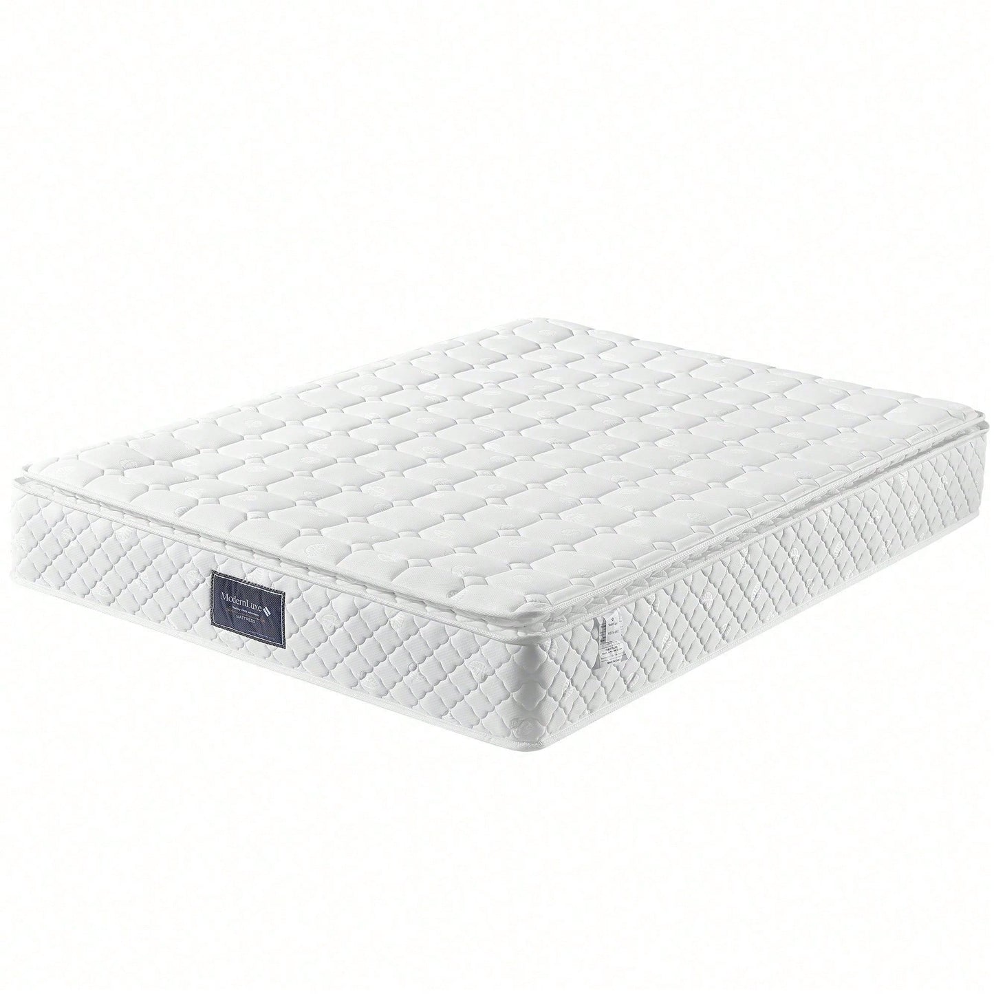 Doppelbett Holzbett Bettanlage 140*200cm mit 2 Schubladen,Modernes Bett inkl. Bettgestell &Lattenrost-207*80*145cm (L*H*B) Set in Eiche/Weiß