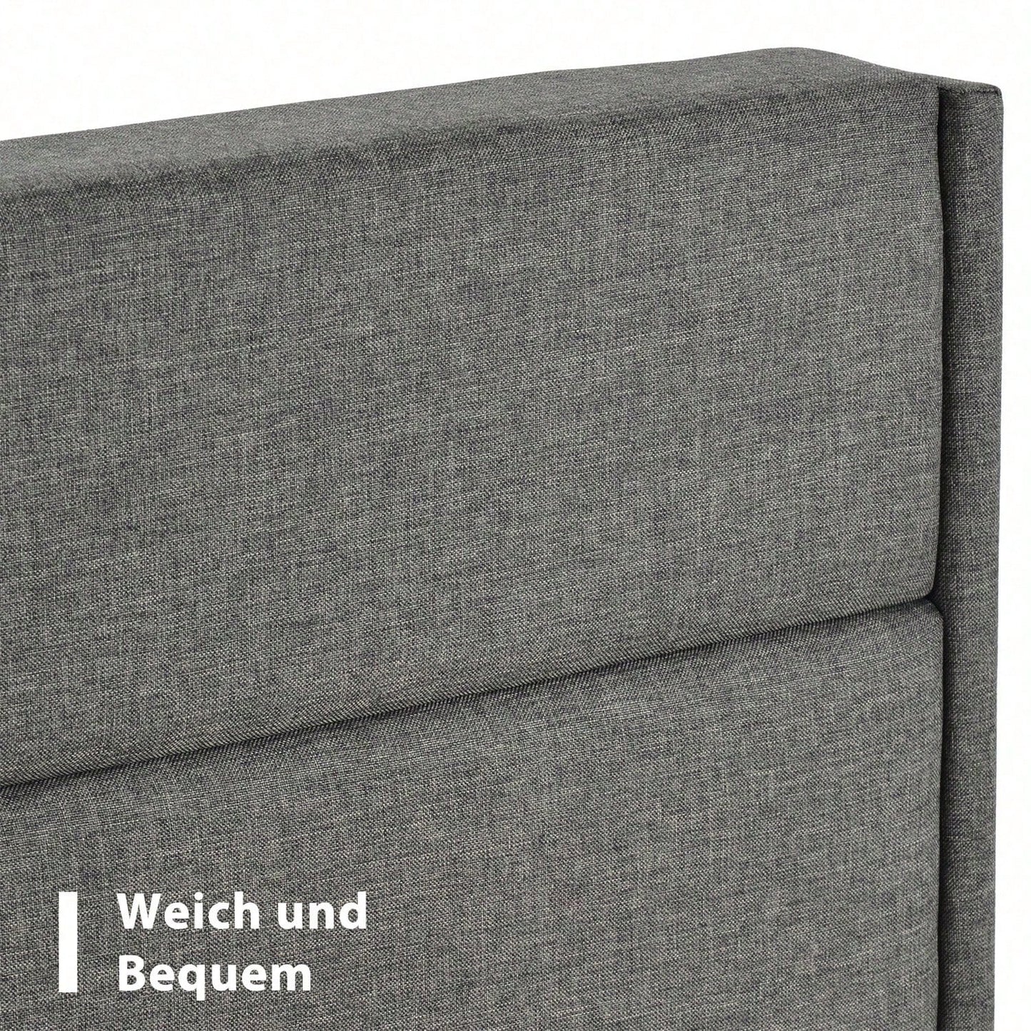 Polsterbett 90 x 200 cm, Bettgestell mit Lattenrost & Kopfteil, gepolstertes Doppelbett, Textilbezug Samt in Dunkelgrün, Zeitloses modernes Design, Jugendbett
