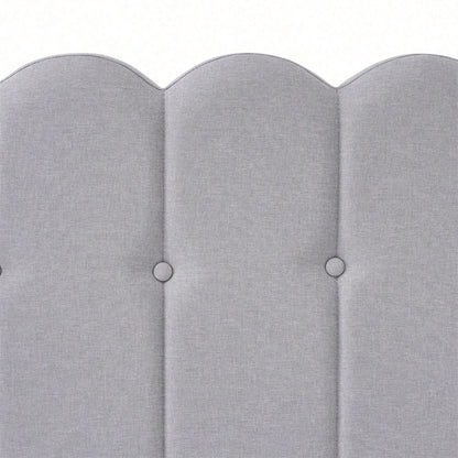 Polsterbett Doppelbett mit USB Typ C Ladefunktion, Bettgestell mit Lattenrost , Gepolstertes bett in Grau,180 x 200 cm Bettrahmen Jugendbett für Schlafzimmer Gästezimmer-Leinenmaterial