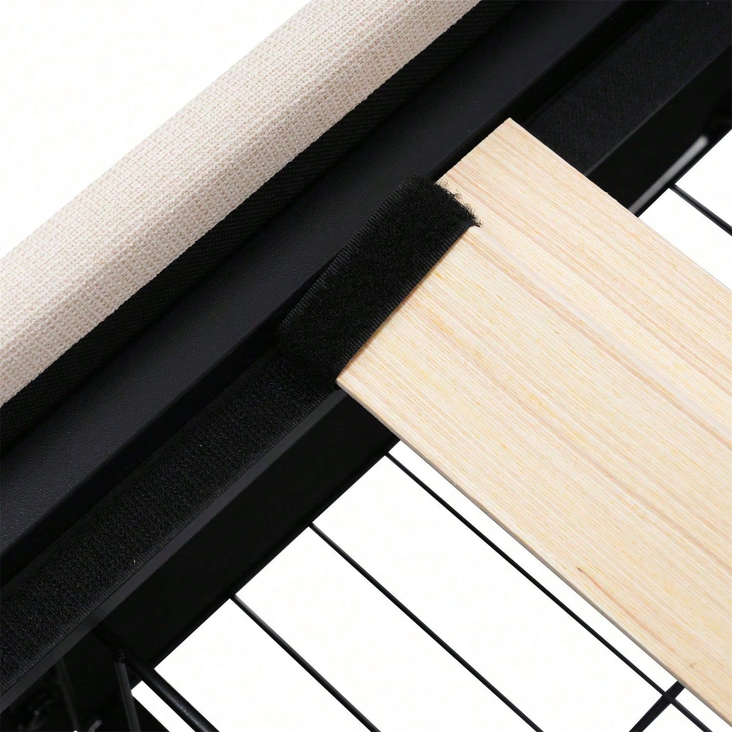 Polsterbett mit LED-Beleuchtung und 4 Schubladen,Höhenverstellbarem Kopfteil,Doppelbett 160x200cm Stauraumbetten Bettgestell, Lattenrost aus Holz, Beige