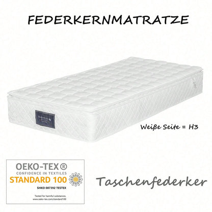 Polsterbett Einzelbett 90 x 200 cm, Bettgestell mit Lattenrost und Verstellbares Kopfteil, Gepolstertes bett in Grau-Beige,Bettrahmen Jugendbett für Schlafzimmer Gästezimmer-Leinenmaterial