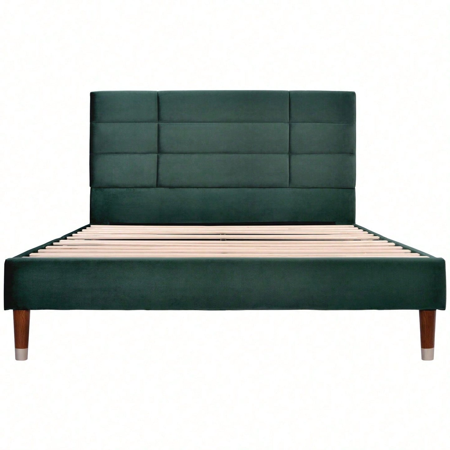 Polsterbett Doppelbett mit Lattenrost, 140x200cm gepolsteres Bettgestell mit Kopfteil, in Schwarz Leinen, für Erwachsene&Jugendliche(Mit Federkernmatratze)