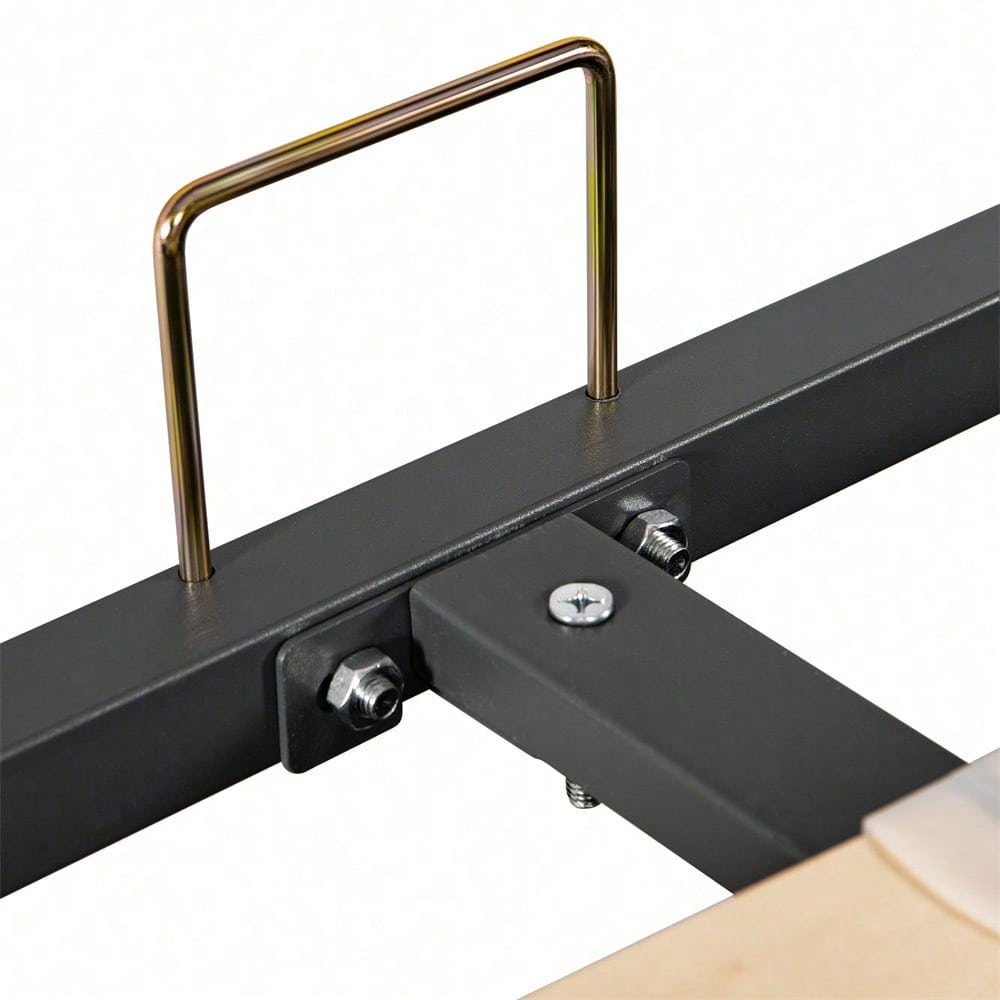 Polsterbett 140*200 mit Lattenrost und Kopfteil, Polsterbett mit höhenverstellbares Kopfteil, für Erwachsene & Jugendliche, Holzlattenunterstützung, Einfache Montage, Holländischer Samt, beige