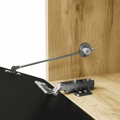 TV-Schrank, 180 cm, Hochglanzoberfläche, mit 16-Farben-LED-Beleuchtung, wandmontierbar