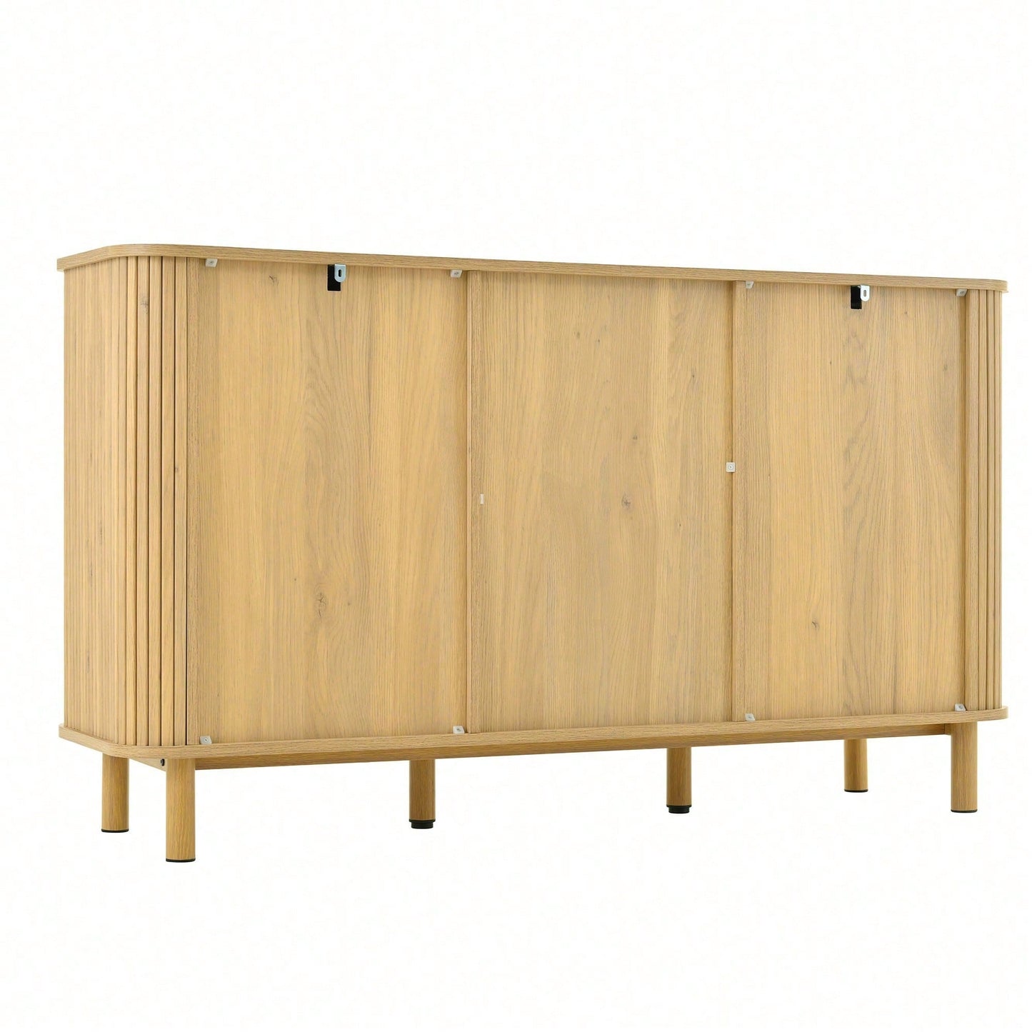 Modernes Sideboard mit Schubladen & Regalen - Elegantes Wohnzimmermöbel mit Metallbeinen in Holzoptik - Vielseitiges Stauraum-Wunder - Absolutes Must-have