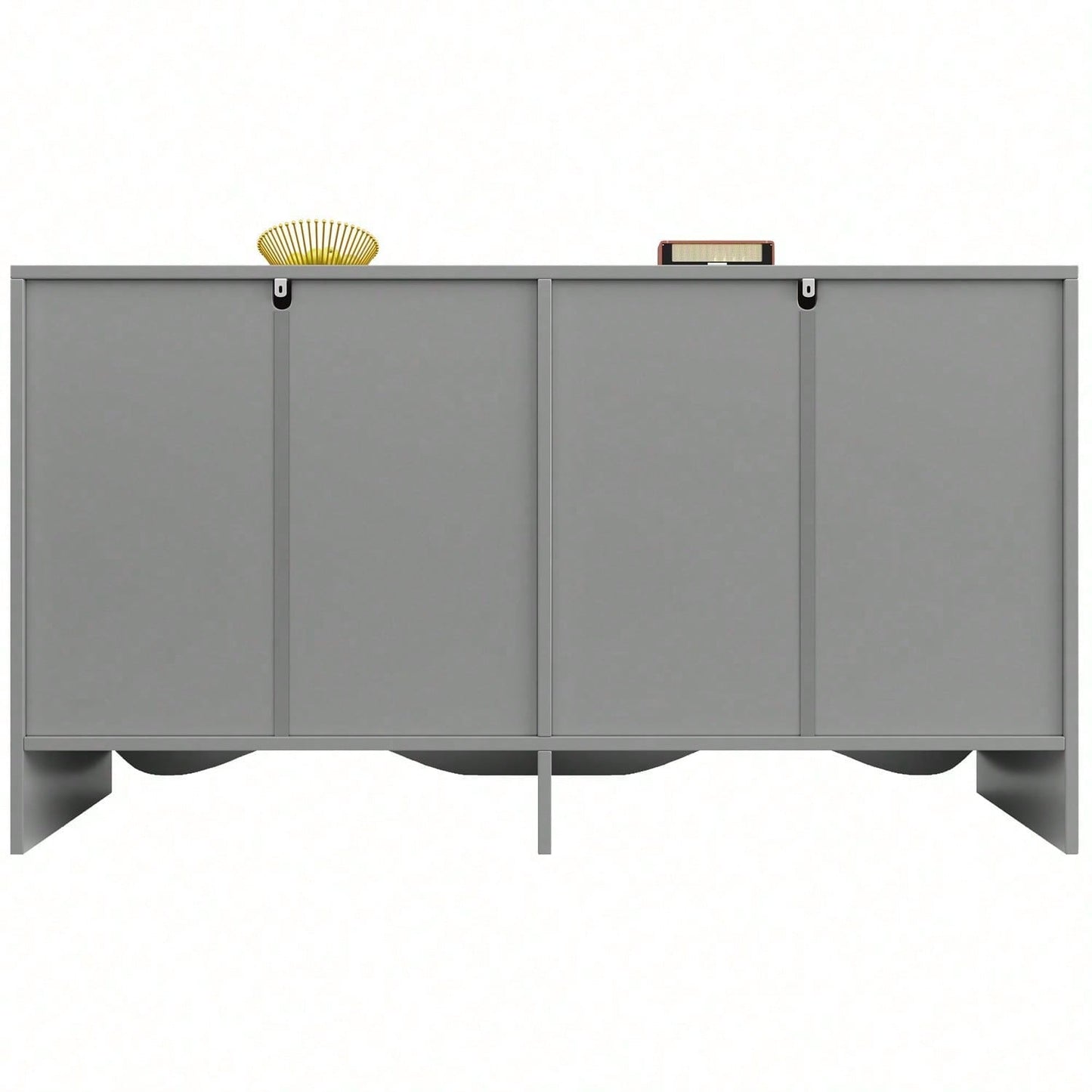 Sideboard(140*40*85cm), buffetschrank, cabinets, Esszimmer Wohnzimmer Aufbewahrungsschränke, Gemusterte Schränke, Freistehende Schränke, Küchenmöbel,Wellenmuster-Design, Blau