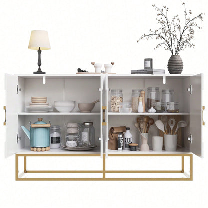 Aufbewahrungsschrank, einzigartiges Design, Schranktürdesign, freistehender Schrank, Minimalistisches Sideboard,Rundzugring Schranktür,weiß