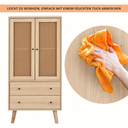 Esszimmer Wohnzimmer Sideboard Kommode Stehschrank Aufbewahrung Sideboard TV-Tisch mit Türen und Schubladen Sideboard mit großem Stauraum Breite 60 cm