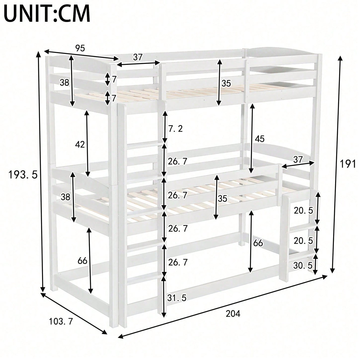 Camas, cabeceros y pies de cama para niños