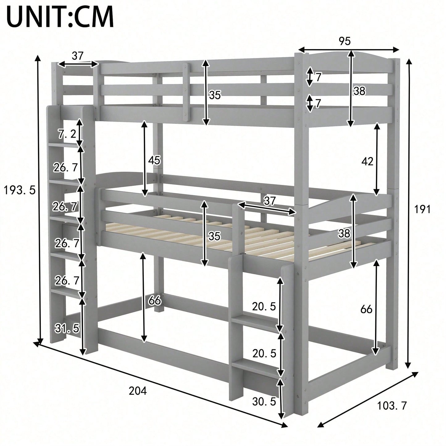 Cadres de lit pour enfants, têtes de lit et pieds de lit