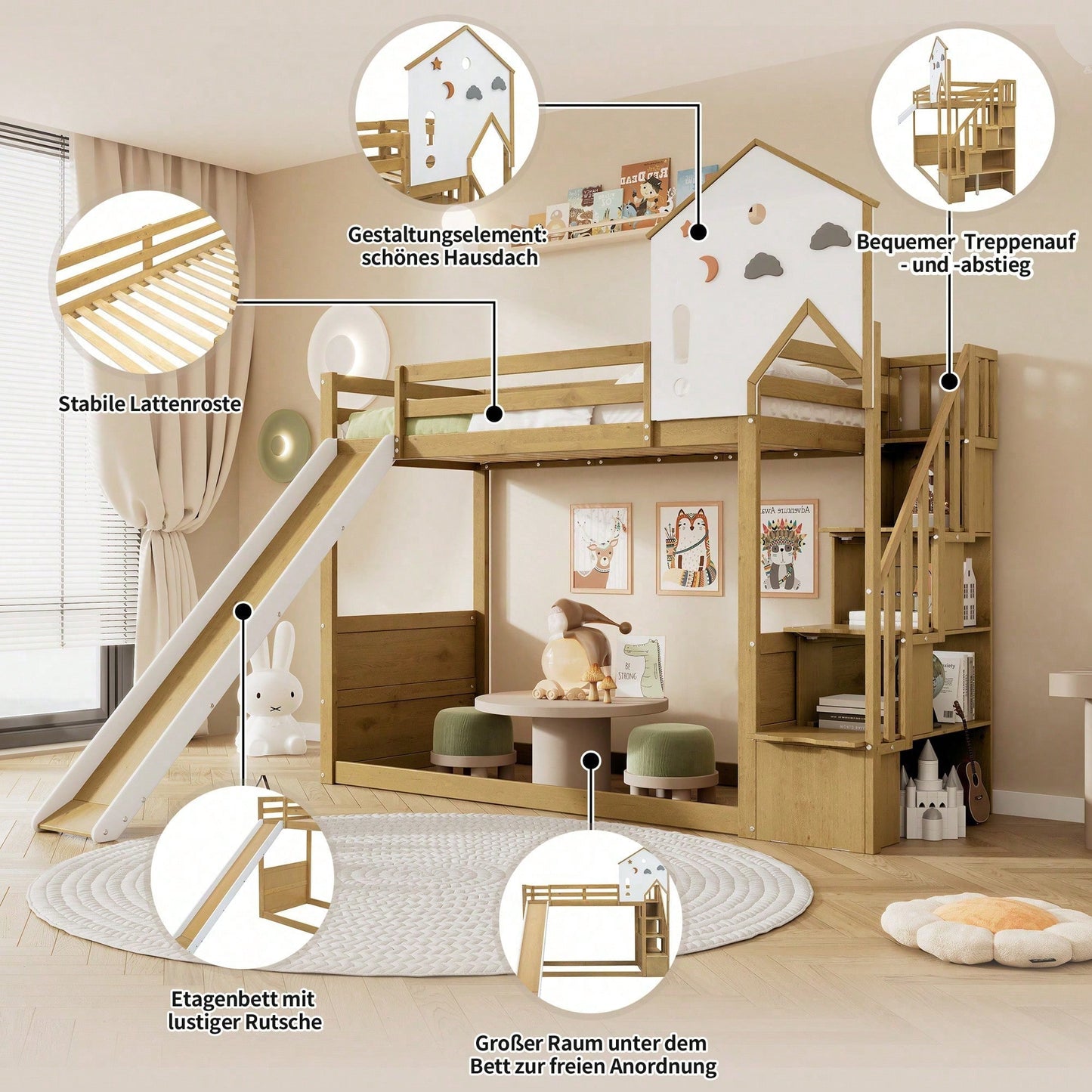 Cadres de lit pour enfants, têtes de lit et pieds de lit