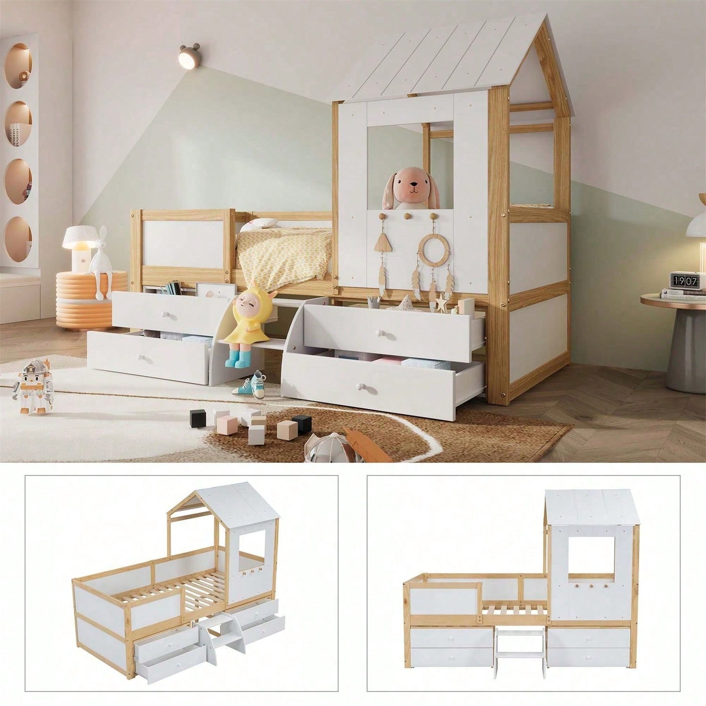 Cornici per letto, testiere e pediere per bambini