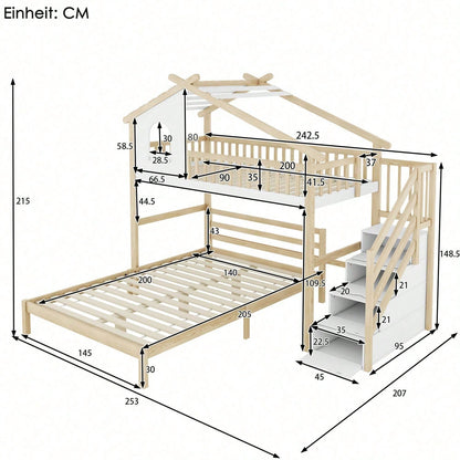 Cadres de lit pour enfants, têtes de lit et pieds de lit