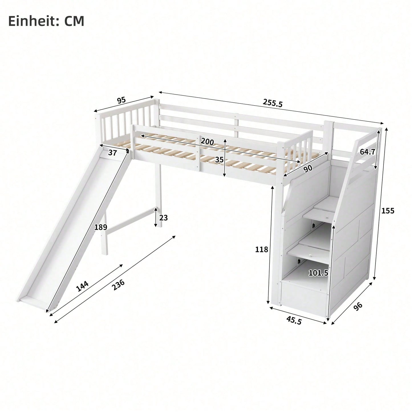 Camas, cabeceros y pies de cama para niños