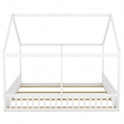 90 x 200 Einzelbetten, flache Betten, Hausmodelle, 2-in-1-Betten, Weiß