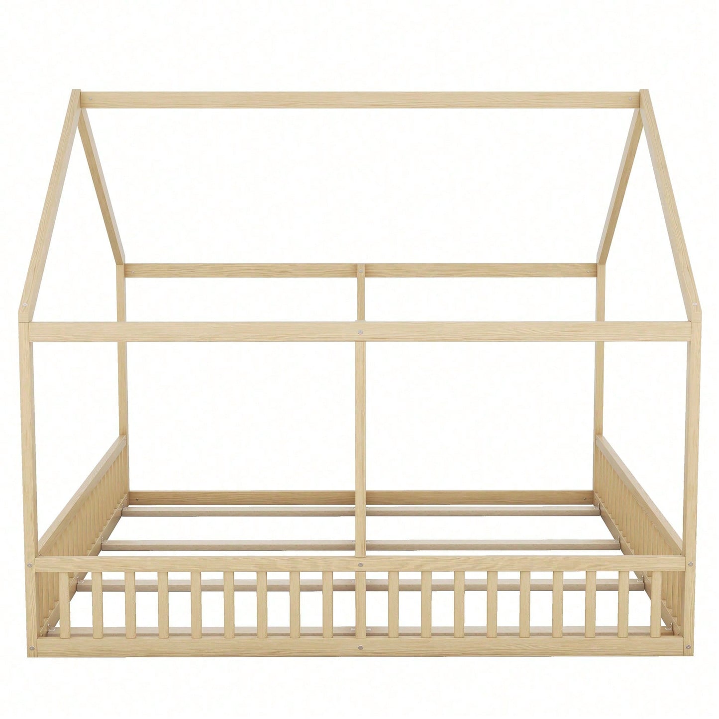 90 x 200 Einzelbetten, flache Betten, Hausmodelle, 2-in-1-Betten, Weiß