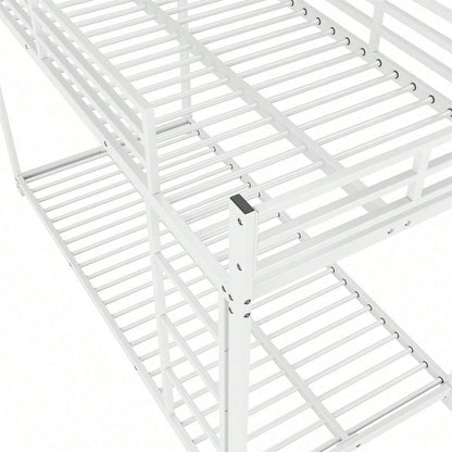 90*200 Kinderbetten, Etagenbetten, Eisenbetten, Eisenetagenbetten in klassischer Form, Weiß