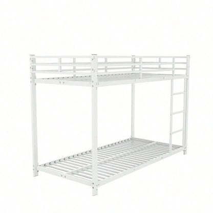 90*200 Kinderbetten, Etagenbetten, Eisenbetten, Eisenetagenbetten in klassischer Form, Weiß