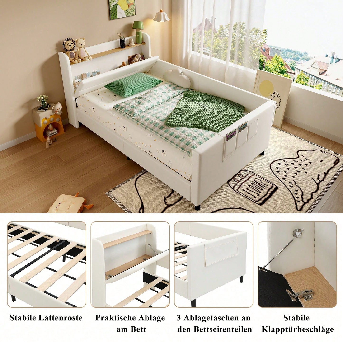 Camas, cabeceros y pies de cama para niños